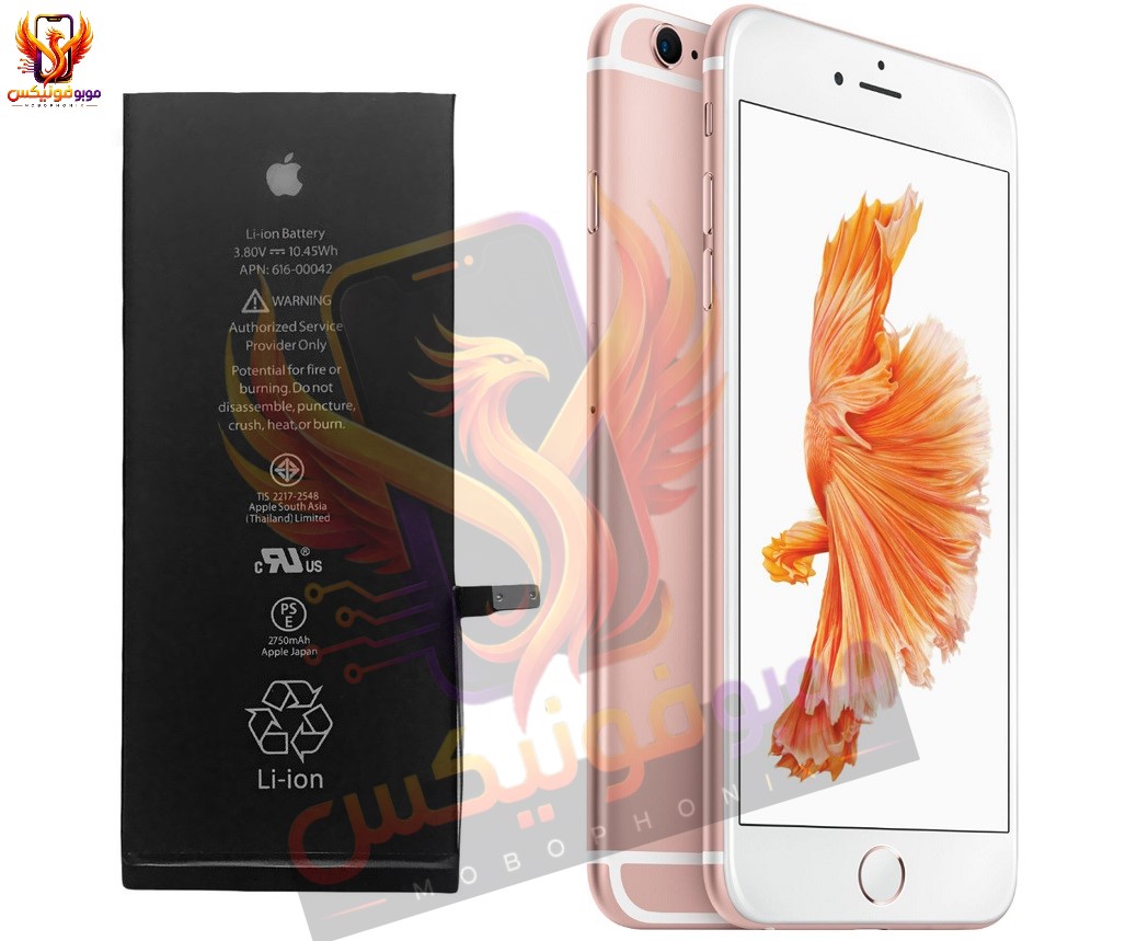 باتری آیفون iphone 6s Plus  اورجینال گارانتی یکساله (حتی بادکردگی) ارسال سریع از موبوفونیکس