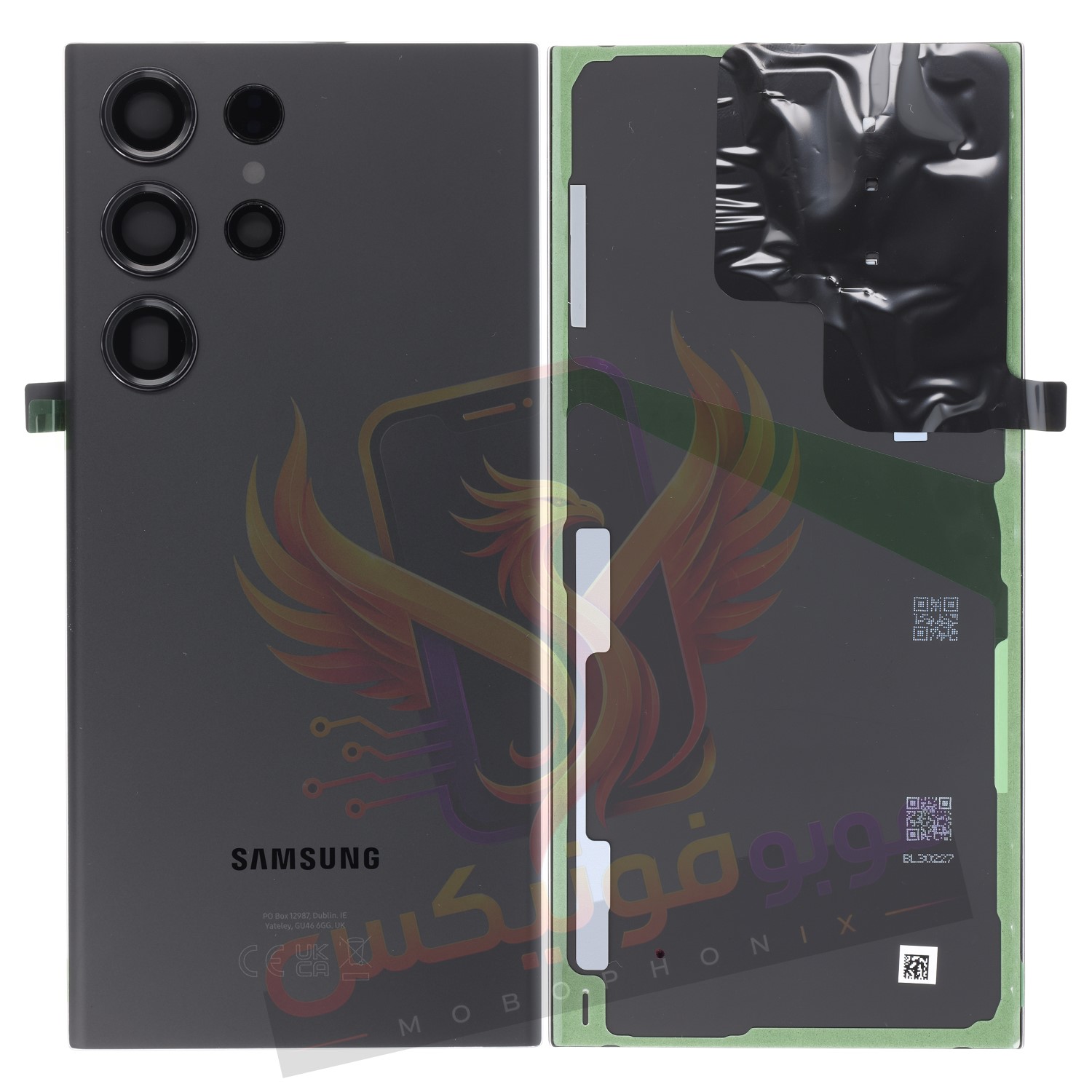درب پشت سامسونگ Samsung S23 Ultra اورجینال (با ضمانت) ارسال سریع از موبوفونیکس