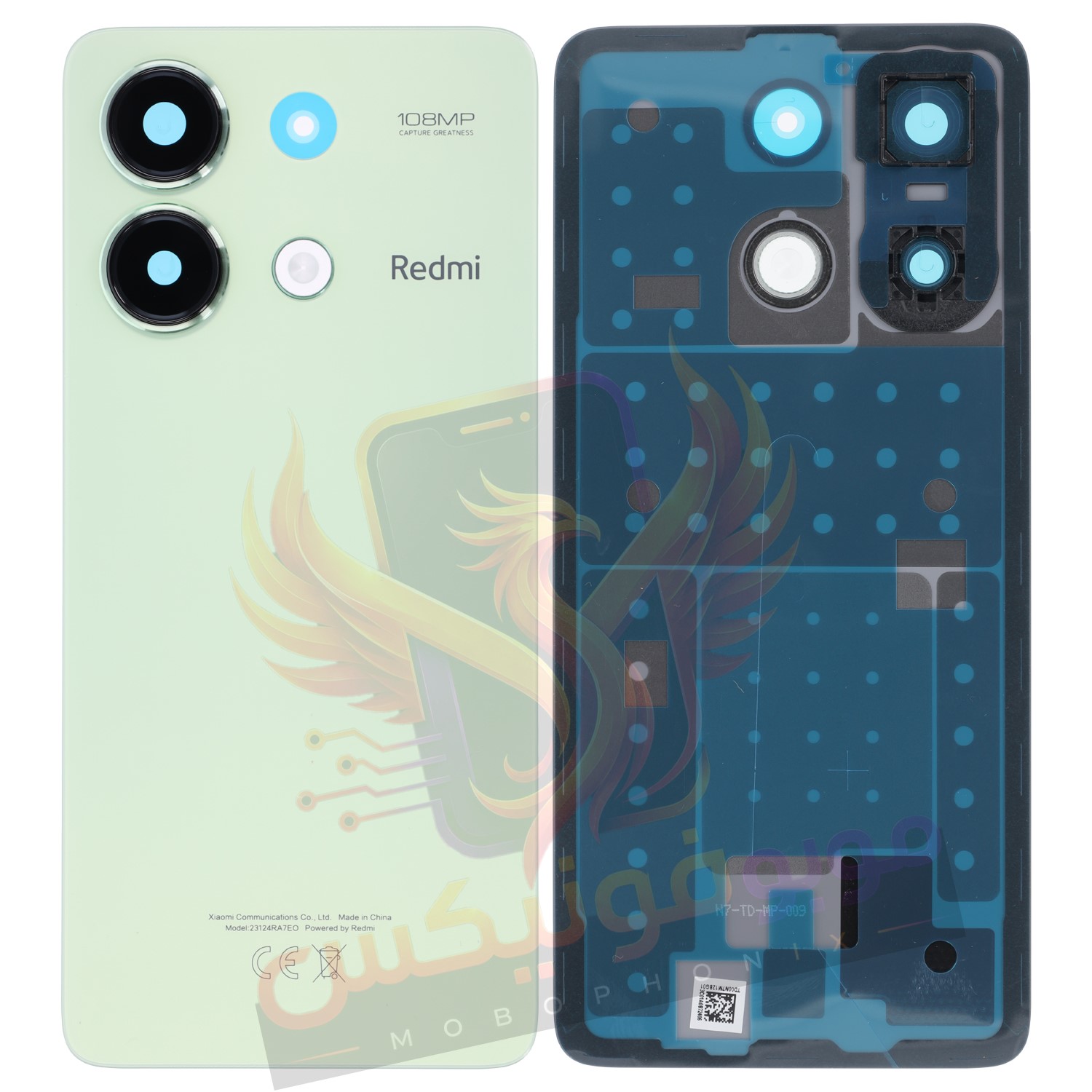 خرید درب پشت اصلی شیائومی Redmi Note 13 4G با ضمانت اصالت و ارسال سریع از موبو فونیکس. قطعه یدکی باکیفیت برای تعمیرات حرفه‌ای. مشاهده مشخصات